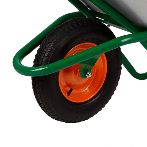 Тачка садово-строительная, усиленная, грузоподъемность 200 кг, объем 90 л по ценам производителя в Челябинске с доставкой по всей России