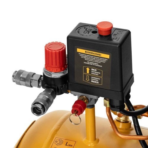 Компрессор воздушный, прямой привод DC1500/50, 1.5 кВт, 50 литров, 220 л/мин Denzel купить в Москве с доставкой по всей России | ProtosMarket.ru