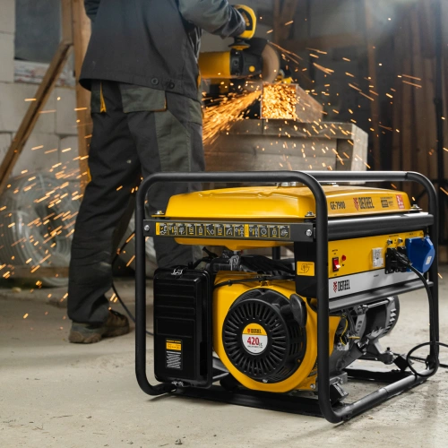 Генератор бензиновый GE 7900, 6.5 кВт, 220 В/50 Гц, 25 л, ручной пуск Denzel по ценам производителя в Челябинске с доставкой по всей России