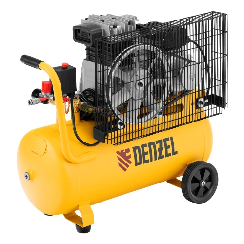 Компрессор воздушный BCI2300/50, ременный привод, 2.3 кВт, 50 литров, 400 л/мин Denzel по ценам производителя в Челябинске с доставкой по всей России