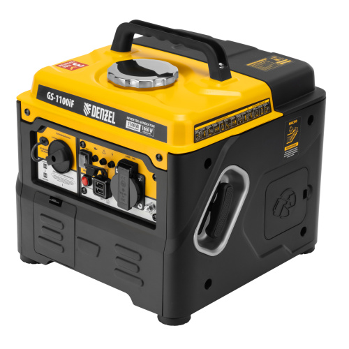 Генератор инверторный GS-1100iF, 1,1 кВт, 230 В, ручной старт DENZEL по ценам производителя в Челябинске с доставкой по всей России