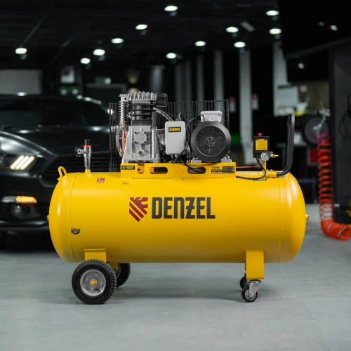 Компрессор воздушный BCI3000-T/200, ременный привод , 3.0 кВт, 200 литров, 530 л/мин Denzel по ценам производителя в Челябинске с доставкой по всей России