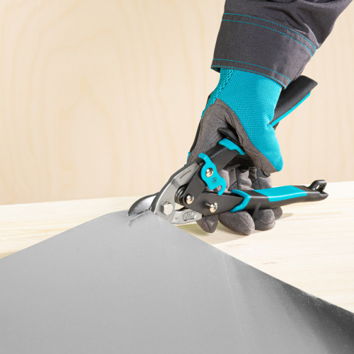 Ножницы по металлу "Piranha", 230 мм, прямой усиленный рез (Bulldog) сталь СrMo, двухкомпонентная рукоятка-ки Gross по ценам производителя в Челябинске с доставкой по всей России