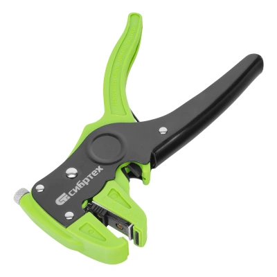 Щипцы для зачистки электропроводов, сечением: 0.2-3.5 мм2, функция обрезания проводов Сибртех