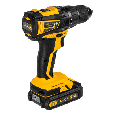 Дрель-шуруповерт аккумуляторная, бесщет. BLDL-IB-18-02, Li-Ion, 18 В, 2 акк. Denzel купить в Москве с доставкой по всей России | ProtosMarket.ru