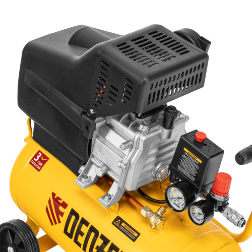 Компрессор воздушный DC1500/24, прямой привод, 1.5 кВт, 24 литра, 220 л/мин Denzel по ценам производителя в Челябинске с доставкой по всей России