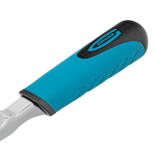 Ключ-трещотка 1/2", CrV, 90 зубьев, усиленный, хром Gross по ценам производителя в Челябинске с доставкой по всей России