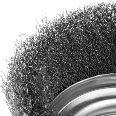 Щетка для УШМ, 125 мм, М14, "чашка", витая проволока Сибртех по ценам производителя в Челябинске с доставкой по всей России