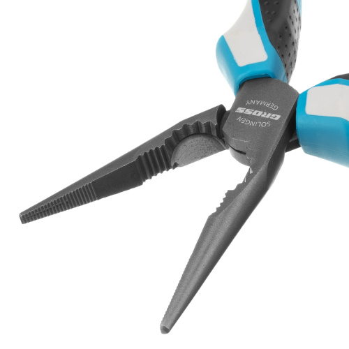 Длинногубцы прямые 170 мм, трехкомпонентные рукоятки Gross по ценам производителя в Челябинске с доставкой по всей России