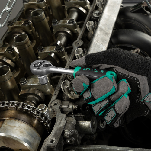 Набор инструментов, 1/4", CrV, пластиковый кейс 29 предметов Stels по ценам производителя в Челябинске с доставкой по всей России