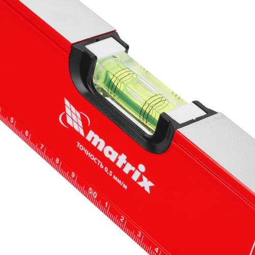 Уровень алюминиевый, фрезерованный, 3 глазка, рукоятки, 1000 мм Matrix по ценам производителя в Челябинске с доставкой по всей России