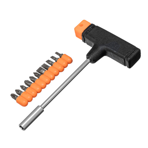 Отвертка с Т-образной ручкой, набор бит, 11 шт, Sparta по ценам производителя в Челябинске с доставкой по всей России