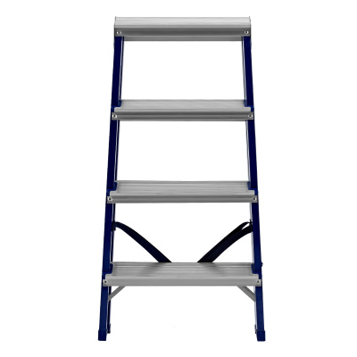 Стремянка двусторонняя 4 ступени, стальная, Сибртех по ценам производителя в Челябинске с доставкой по всей России