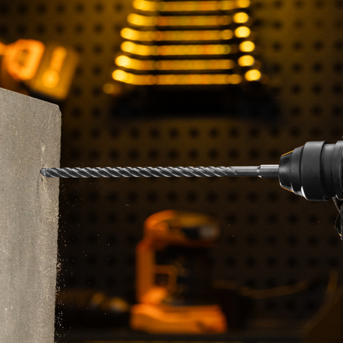 Бур по бетону, цельная крестовая пластина, 10x315 мм, SDS PLUS Denzel по ценам производителя в Челябинске с доставкой по всей России