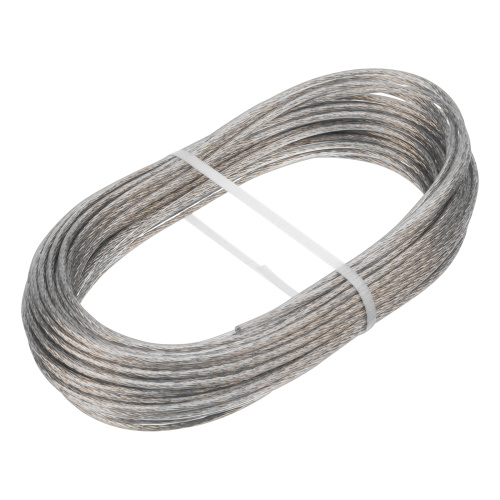 Трос металлополимерный прозрачный ПР-3.0, толщина 3.0 мм, моток 20 метров Сибртех по ценам производителя в Челябинске с доставкой по всей России