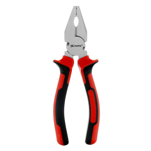 Плоскогубцы Nickel, 160 мм, никелированные, двухкомпонентные рукоятки Matrix по ценам производителя в Челябинске с доставкой по всей России