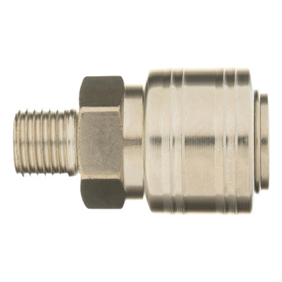 Муфта универсальная быстросъемная ("мама") 1/4, внешняя резьба, 2 шт, Stels по ценам производителя в Челябинске с доставкой по всей России