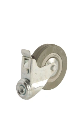 Колесо аппаратное поворотное SChgb 55 120 мм под болт с тормозом (F) по ценам производителя в Челябинске с доставкой по всей России