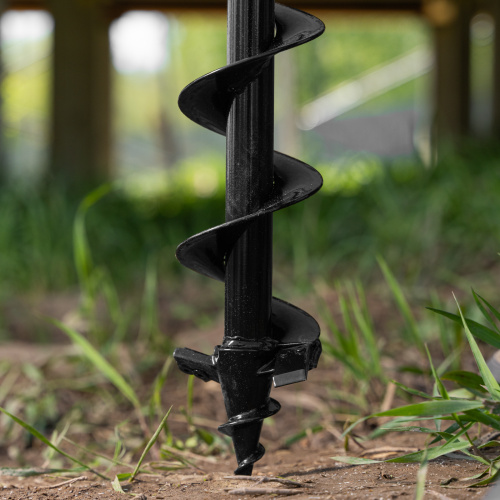 Шнек для грунта ER-80, диаметр 80 мм, длина 800 мм,соединение 20 мм, съемный нож Denzel по ценам производителя в Челябинске с доставкой по всей России