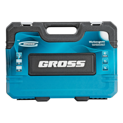 Набор инструментов, 1/4", 1/2", CrV, 120 зубьев, 82 предмета Gross по ценам производителя в Челябинске с доставкой по всей России