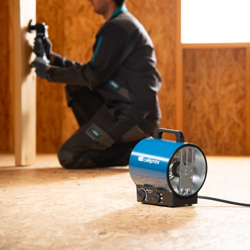 Тепловая пушка ТВ-3М (тепловентилятор), 230 В, 3 режима: вентилятор/1500 Вт /3000 Вт Сибртех по ценам производителя в Челябинске с доставкой по всей России