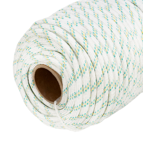 Фал плетеный капроновый с сердечником, 12 мм, L 100 м, 24-прядный, Сибртех по ценам производителя в Челябинске с доставкой по всей России