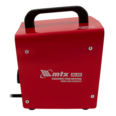 Тепловая пушка керамическая SHCL-3000, квадратная, 230 В, 480 м3/ч, 1/3 кВт MTX по ценам производителя в Челябинске с доставкой по всей России