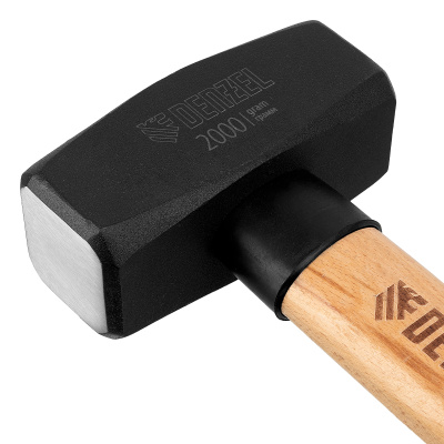 Кувалда, 2000 г, кованая головка, буковая рукоятка Denzel по ценам производителя в Челябинске с доставкой по всей России