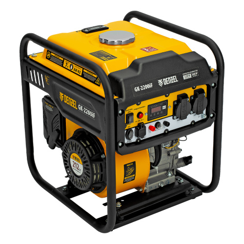 Генератор инверторный GK-2200iF, 2,2 кВт, 230 В, ручной старт DENZEL по ценам производителя в Челябинске с доставкой по всей России