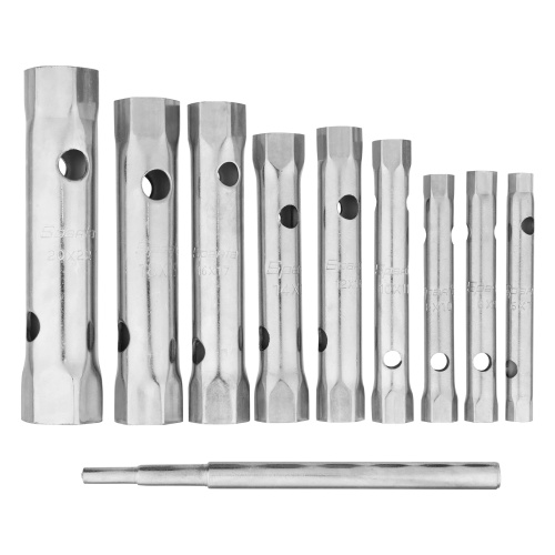 Набор ключей трубчатых торцевых, 6 - 22 мм, вороток, оцинкованные, 9 шт. Sparta по ценам производителя в Челябинске с доставкой по всей России