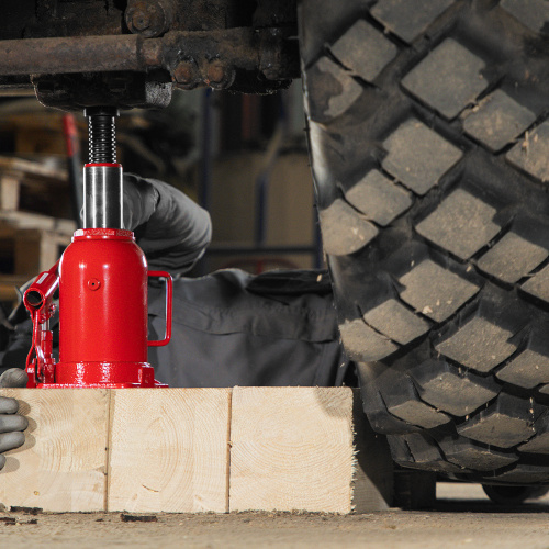 Домкрат гидравлический бутылочный 20 т, h подъема 215-405 мм Sparta Compact по ценам производителя в Челябинске с доставкой по всей России