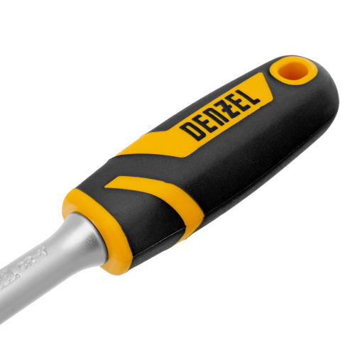 Ключ-трещотка 1/2", 90 зубьев, с быстрым сбросом, CrV Denzel по ценам производителя в Челябинске с доставкой по всей России