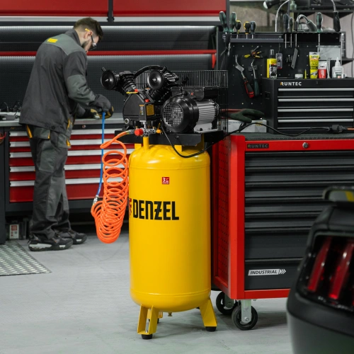 Компрессор воздушный BCV2200/100V, ременный привод , 2.3 кВт, 100 литров, 440 л/мин Denzel по ценам производителя в Челябинске с доставкой по всей России
