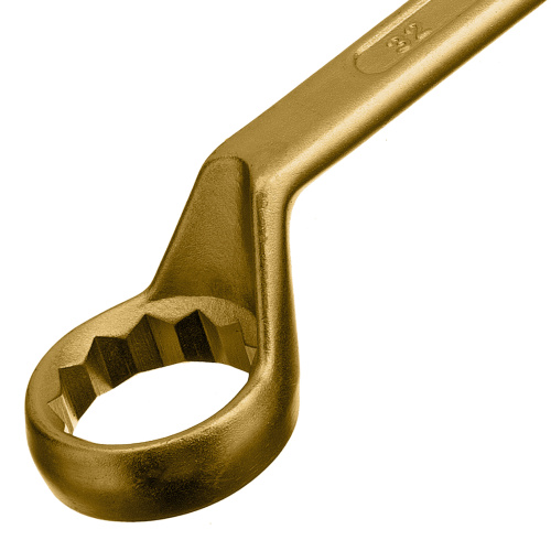 Ключ накидной, 30 х 32 мм, желтый цинк Сибртех по ценам производителя в Челябинске с доставкой по всей России