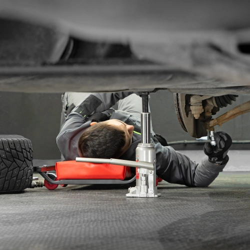 Домкрат гидравлический бутылочный, 5 т, h подъема 197-382 мм Matrix по ценам производителя в Челябинске с доставкой по всей России