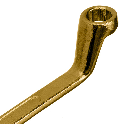 Ключ накидной, 10 х 11 мм, желтый цинк Сибртех по ценам производителя в Челябинске с доставкой по всей России