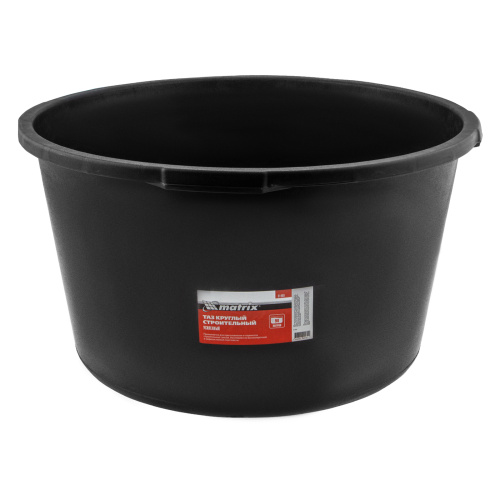 Таз круглый строительный усиленный, 90 л Matrix по ценам производителя в Челябинске с доставкой по всей России