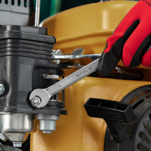 Ключ комбинированный, 9 мм, CrV, матовый хром Stels по ценам производителя в Челябинске с доставкой по всей России