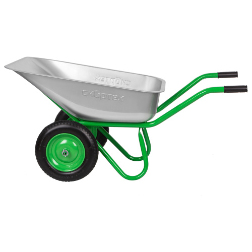 Тачка садово-строительная 2-х колесная, грузоподъемность 230 кг, объем 90 л Сибртех по ценам производителя в Челябинске с доставкой по всей России