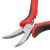 Длинногубцы изогнутые Mini, 130 мм, никелированные, авторазжим, двухкомпонентные рукоятки Matrix по ценам производителя в Челябинске с доставкой по всей России