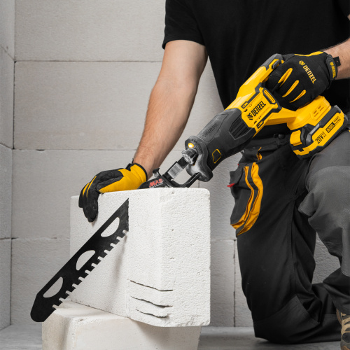 Пила сабельная аккумуляторная бесщет. RS-250, Li-Ion, 20 В Denzel по ценам производителя в Челябинске с доставкой по всей России