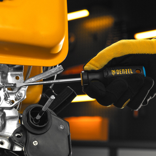 Отвертка, SL5x100 мм, S2, 3к рукоятка Denzel по ценам производителя в Челябинске с доставкой по всей России