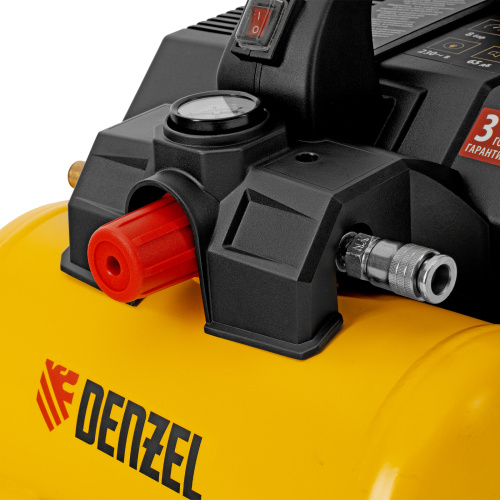 Компрессор  DLS750/6 безмасляный малошумный 750 Вт, 140 л/мин,ресивер 6 л Denzel по ценам производителя в Челябинске с доставкой по всей России