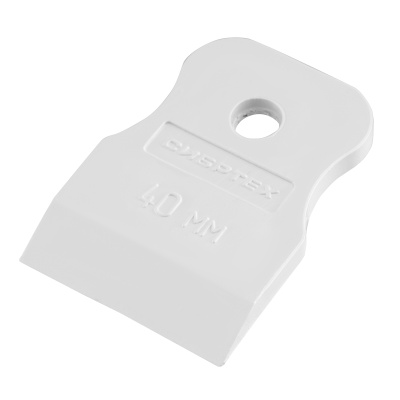 Шпатель, белая резина, 40 мм Сибртех по ценам производителя в Челябинске с доставкой по всей России