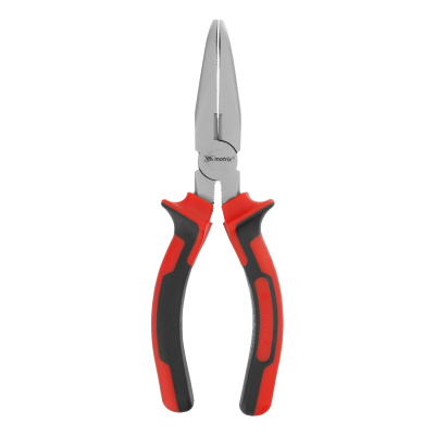 Длинногубцы изогнутые Nickel, 180 мм, никелированные, двухкомпонентные рукоятки Matrix по ценам производителя в Челябинске с доставкой по всей России