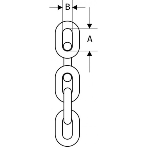 Цепь G80, круглозвенная, 22 Х 66, Класс Т8, высокопрочная, NK по ценам производителя в Челябинске с доставкой по всей России