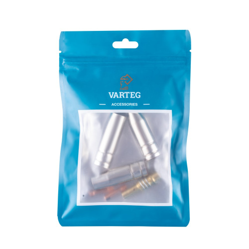Varteg Набор комплектующих MIG-15 (2 наконечника, 3 сопла, 1 спираль к соплу, 1 диффузор газ., для серии UnoMig-15/MB-15AK/TBI-150/ERGOPLUS 15, пр-во FoxWeld/КНР) купить в Москве с доставкой по всей России | ProtosMarket.ru