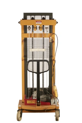 Штабелер с электроподъемом 1,5 т 1,6 м TOR TSW с лебедкой и пультом по ценам производителя в Челябинске с доставкой по всей России