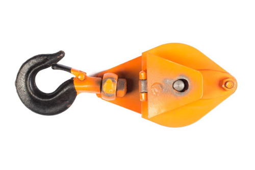 Блок монтажный однорольный с  крюком TOR 1 т с откидной щекой по ценам производителя в Челябинске с доставкой по всей России