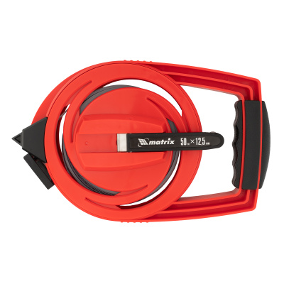 Рулетка геодезическая, 50 м х 12,5 мм, металлическая лента, закрытый корпус Matrix по ценам производителя в Челябинске с доставкой по всей России